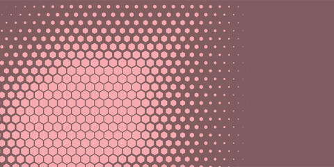 Obraz premium Geometric abstract Hexagon Two Color Background