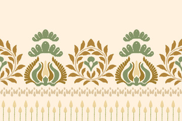 Ethnic abstract ikat art. Seamless pattern in tribal, folk embroidery, and Mexican style. Aztec geometric art ornament print.Design for carpet, wallpaper, clothing, wrapping, fabric, cover, textile