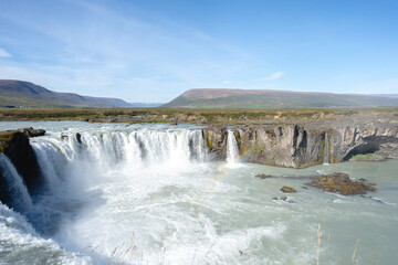 Godafoss, beautifull waterfall in Iceland