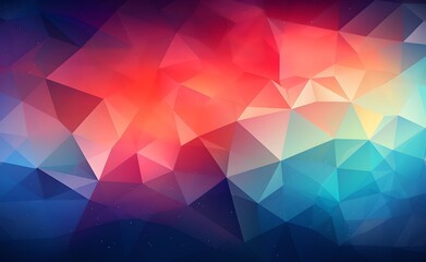 Obraz premium Abstract Geometric Shape in Low Poly Style Futuristic Background Design