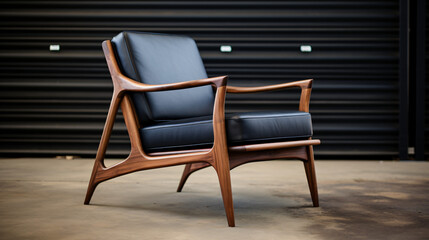 Century modern wood chair