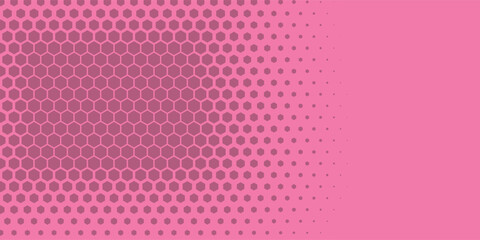 Geometric abstract Hexagon Two Color Background