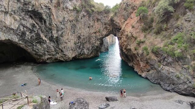 San Nicola Arcella - Panoramica dell'Arcomagno dal sentiero