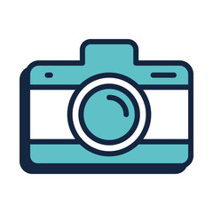 Camera icon vector stock illustration