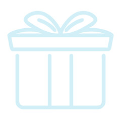 gift box with ribbon icon