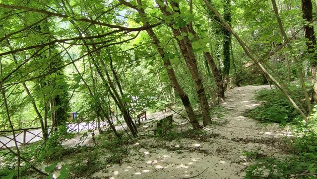 Senerchia - Panoramica dal parcheggio dell'Oasi della Caccia