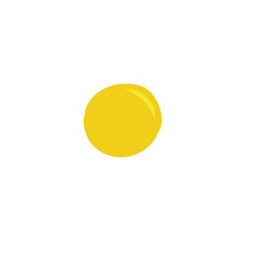 Sunny side up egg vector illustration 