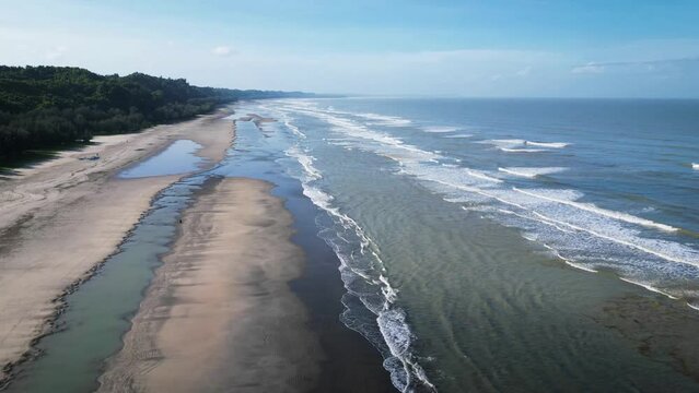 Hyperlapse video of sea-waves at Cox's Bazar Seabeach, Bangladesh