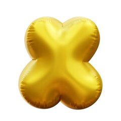 Alphabet X 3d Icon Illustrations