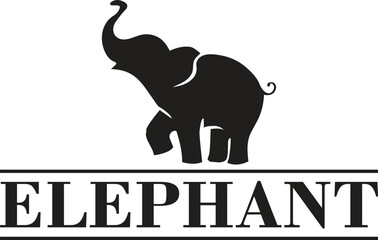 Elephant Mascot logo Design. Brave Elephant Face vector template. Elephant Head design for graphic, Elephant Logo icon Sport Team logo design, Vector Template Illustration, Mascot Brave animal Logo