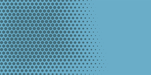 Geometric abstract Hexagon Two Color Background