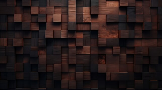 Dark wood background with natural texture and grain - high quality design element for wallpapers, posters, and web projects