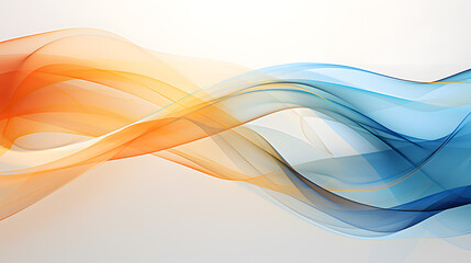 Fototapeta premium Abstract two-dimensional artFlowing trailing lines wave background wall paper