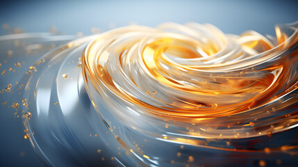 Abstract three-dimensional artliquid metalssynchromism wave background wall paper