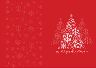 red Christmas tree background,  Christmas background card, Christmas card, Postcard Merry Christmas