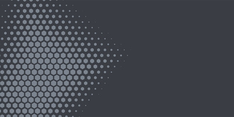 Geometric abstract Hexagon Two Color Background