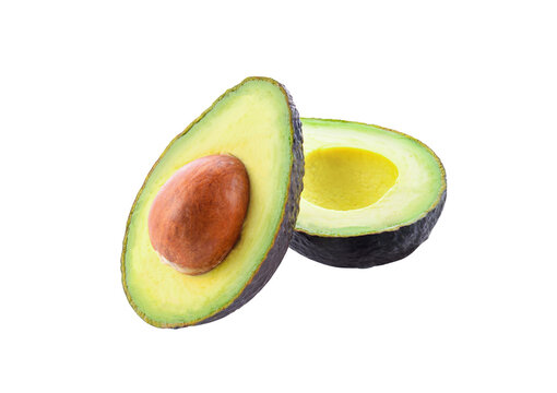 Fresh avocado isolated on transparent png