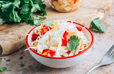 Cabbage Salad in a Jar