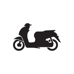 motorcycle Icon vector design illustration logo template