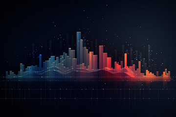 Abstract background with geometric patterns, futuristic, graphic design, cyberspace background