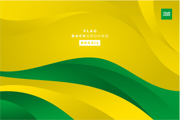 Brazil Flag Background.