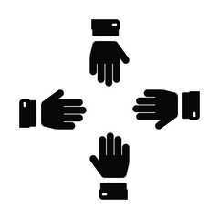 Teamwork Cooperation Icon