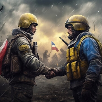 Russian vs Ukraine War. Generative AI