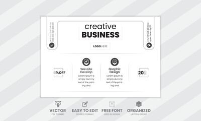 simple and minimal billboard deisgn tamplate.