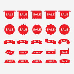 sale badge icons. vector illustration of badge icons.