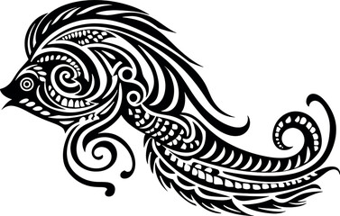 Obraz premium Colorful adorable fish, illustrated in a charming coloring-book style, perfect for engaging and entertaining curious young minds. Generative AI 