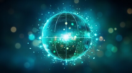 Smart network and Connection technology concept