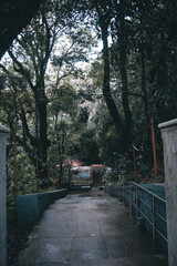 A Shiva temple located inside the forest of Kodagu, Malathirike Hill, Coorg, Shot on 02.12.2020, Kodagu, Karnataka, India