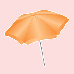 Umbrella vector illustration. Umbrella icon. Safe from rain, racy vector clipart.