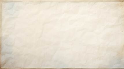 Blank A4 Horizontal Old Paper Mockup. Top view close-up paper texture background.