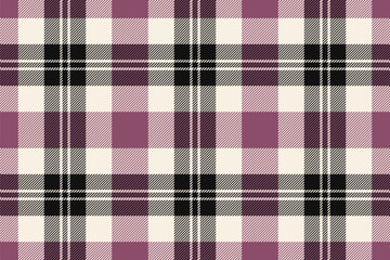 Plaid background, check seamless pattern. Vector fabric texture for textile print, wrapping paper, gift card or wallpaper.