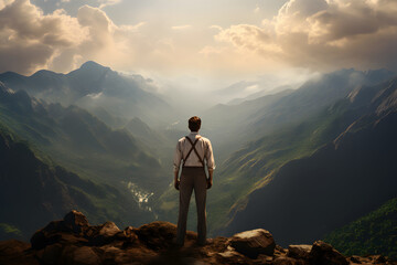 Landscape with People - Generated by AI