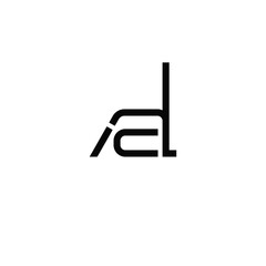 a letter and chair logo design concept.