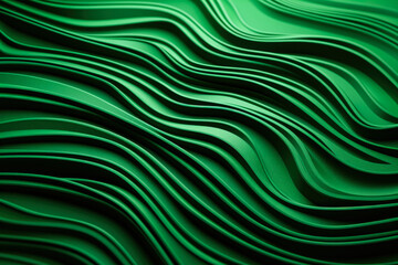 Organic green lines in abstract pattern for wallpaper background 