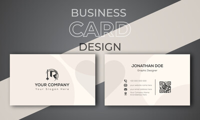 Modern Editable Business Card Template, Minimalist Business Cards, Chic Business Card, Printable Business Card Template	