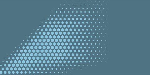 Geometric abstract Hexagon Two Color Background