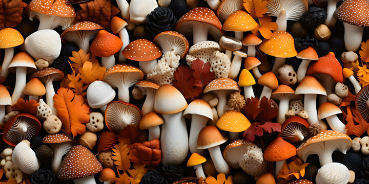 Mushroom Texture pattern background wallper