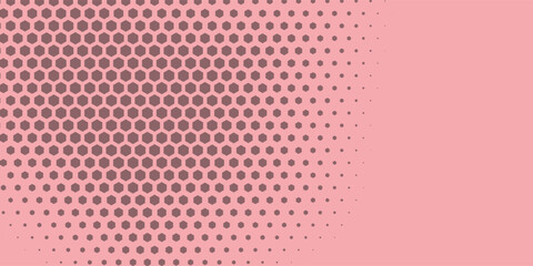 Geometric abstract Hexagon Two Color Background