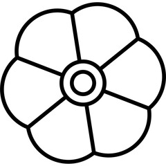 Naklejka premium Flowers Icon Vector: Enhance Your Design with Floral Elegance