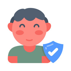 Child Protection icon in vector. Illustration