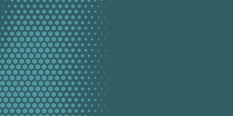 Geometric abstract Hexagon Two Color Background