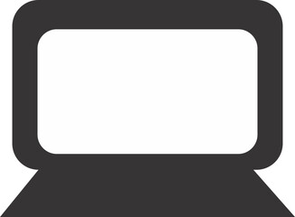 Naklejka premium tv and computer sign