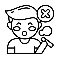 Stop Smoking icon in vector. Illustration