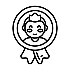 Best Son icon in vector. Illustration
