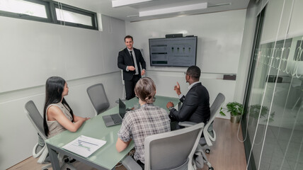 Advisor discusses financial reports, predicts risks, ensures resources are allocated adequacy.
