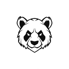 panda esport badge icon logo